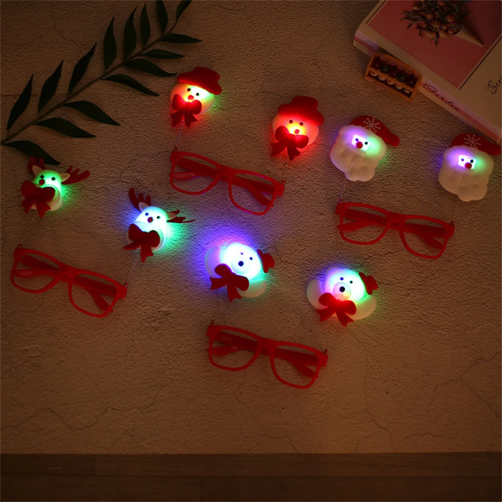 Description Picture 3 of itemChristmas Led Light Hairband Snowman Headband Ornaments For Party Decorative Eyeglass Frames New Year Gift Hair Accessories 2025