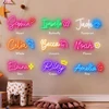 Custom Neon lED Sign Personal DIY Large Handmade Neon Lights Neon Night Company Name LOGO Salon Outdoor Waterproof Dropshipping 5