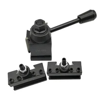 Effective Quick Change Tool Post Holder Set For Lathe Compatible With Cuniform Type 250 000 Fits 250 001 Tools 2