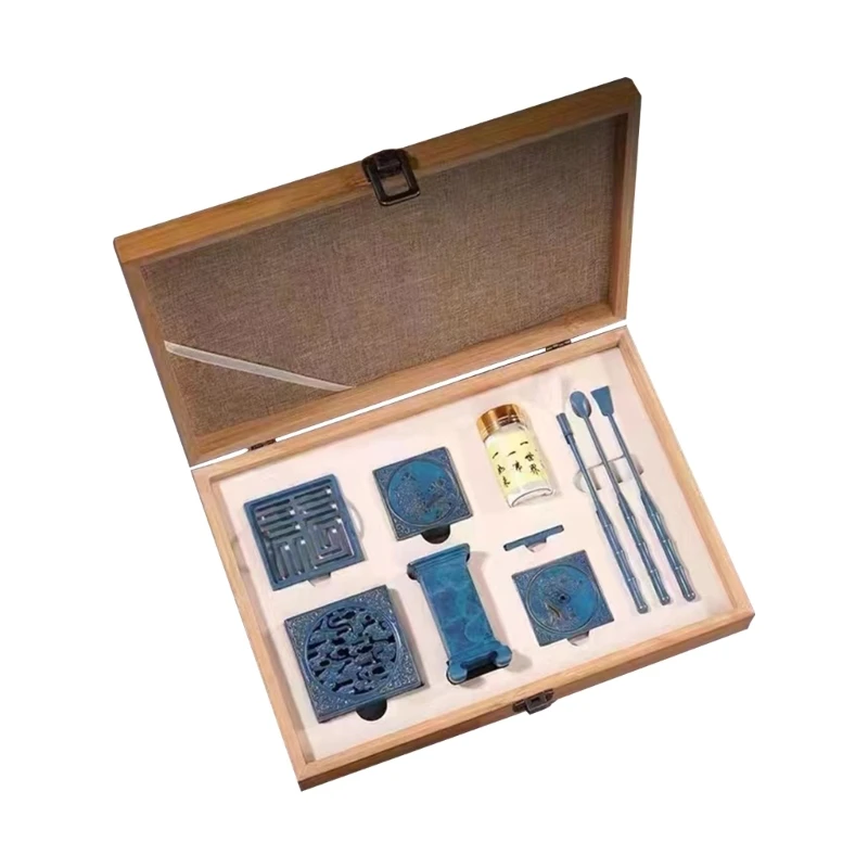 

Incense Burning Set Tools Supplies and Incense Seal Tools Chinese-Timer Incense Mold Tool Keep Calm- Mosquito-Repellent