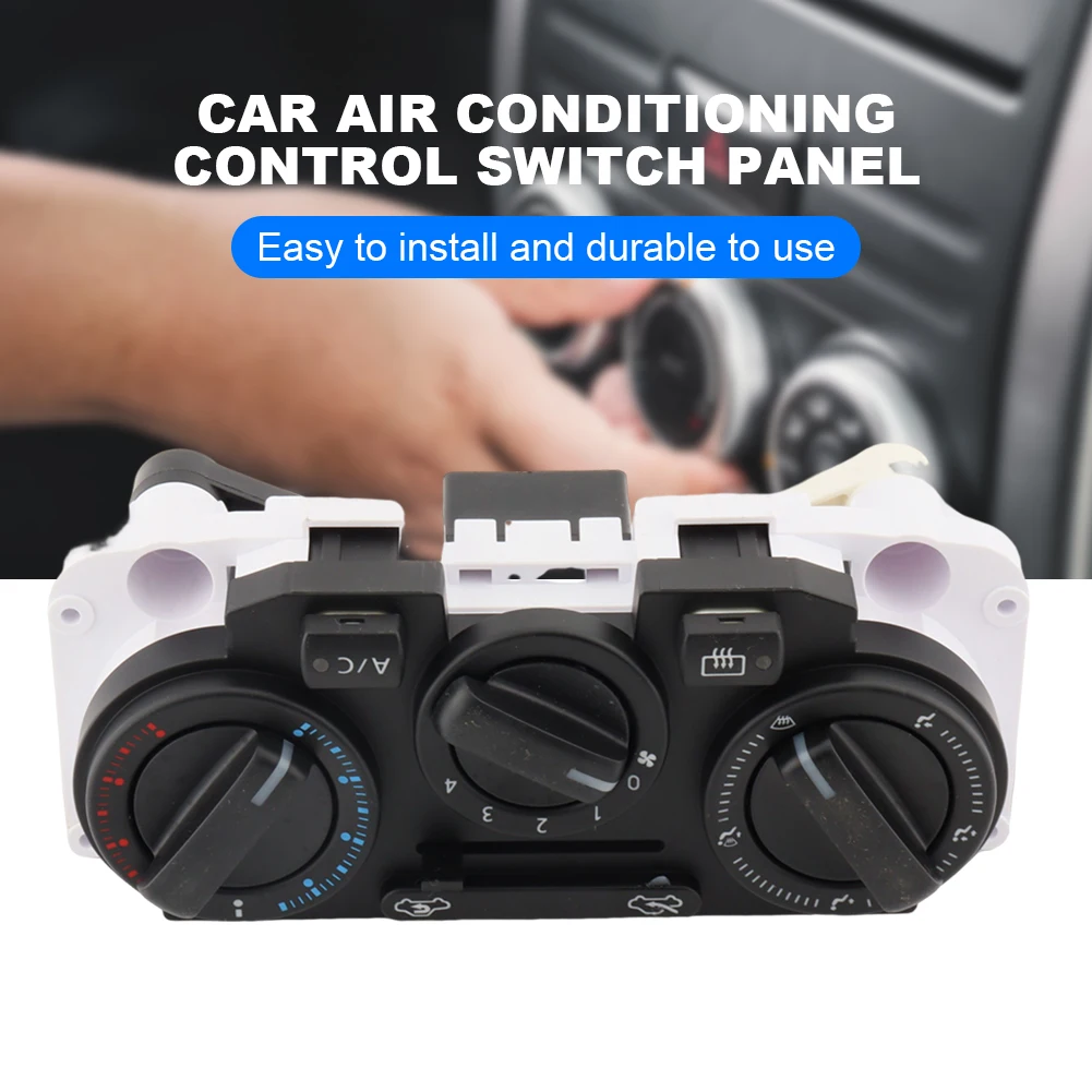 Car Climate Control Switch Car Air Conditioning Control Plate Climate Control Panel for Nissan Tiida Livina NV200 Geniss 07-15