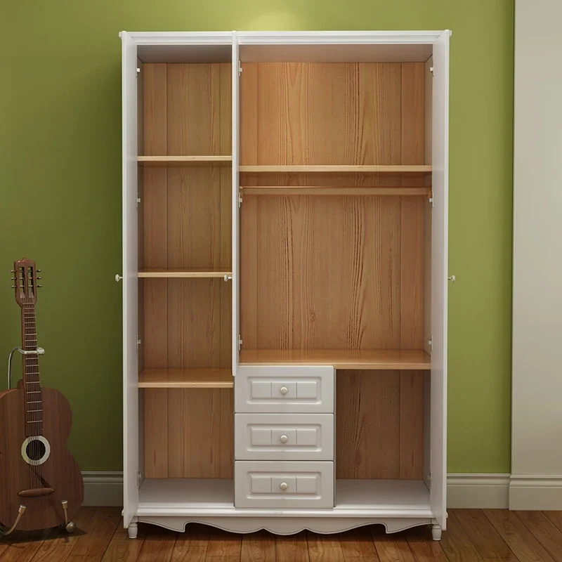 Children's furniture cabinet locker two-three-four door wardrobe household bedroom wardrobe