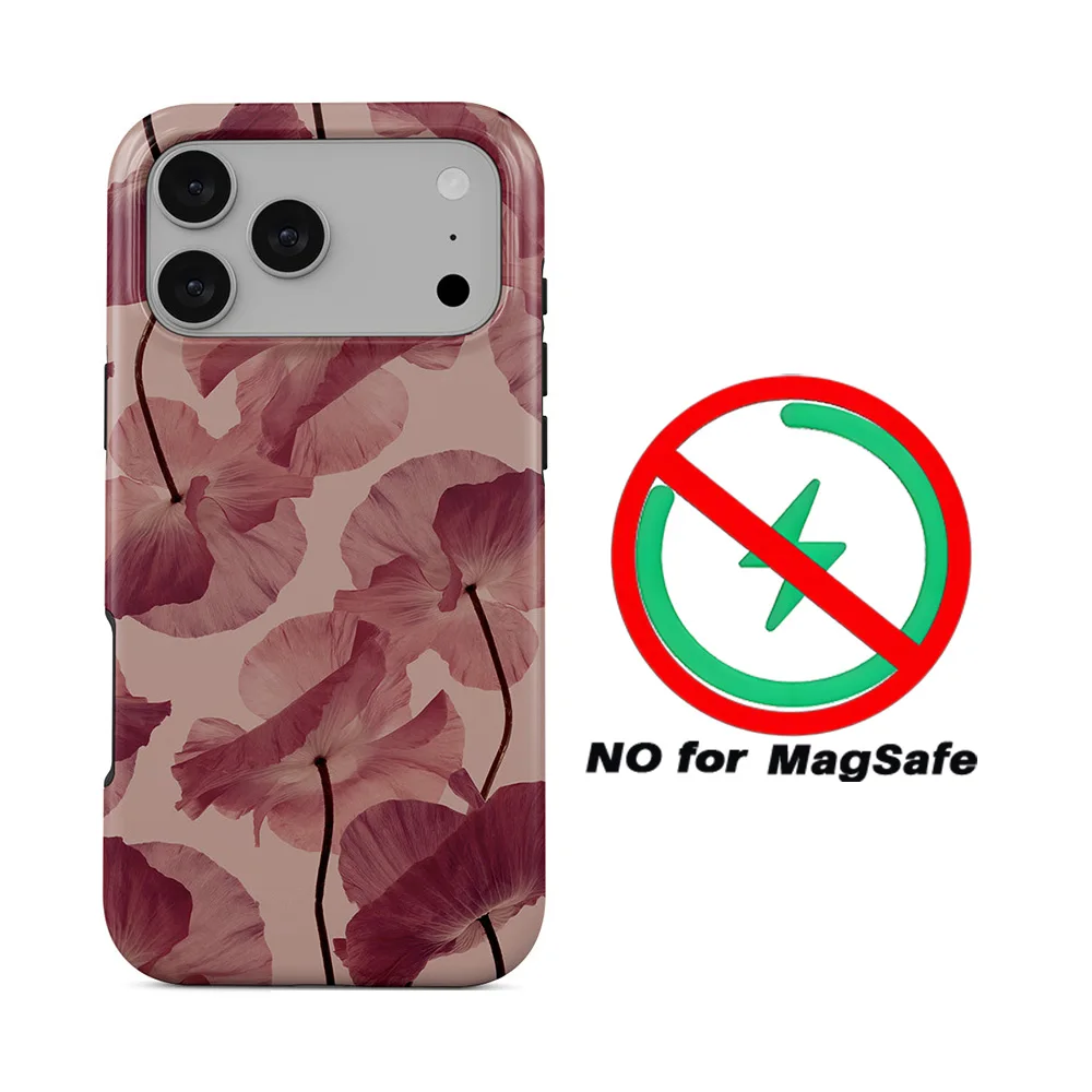 FLOWERS 2-in-1 Dual Layer Fashion Phone Case with MagSafe Compatibility