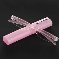 Lunettes de lecture ultra-légères avec étui pour hommes et femmes, lunettes tendance pour documents en MSI, presbytie, dioptrie + 1.0, 1.5, 2.0 à 4.0 2
