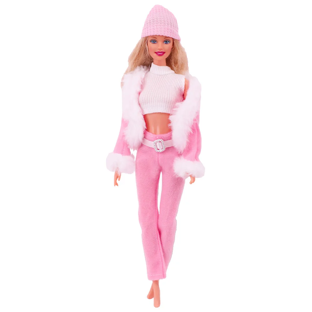 Multiple Styles Pink bjd Doll Clothes,Fashion Coat,Pants,Dress, For 11.8 Inch Barbis Doll Accesories Toys,Miniature Item 3