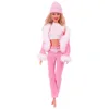 Multiple Styles Pink bjd Doll Clothes,Fashion Coat,Pants,Dress, For 11.8 Inch Barbis Doll Accesories Toys,Miniature Item 3
