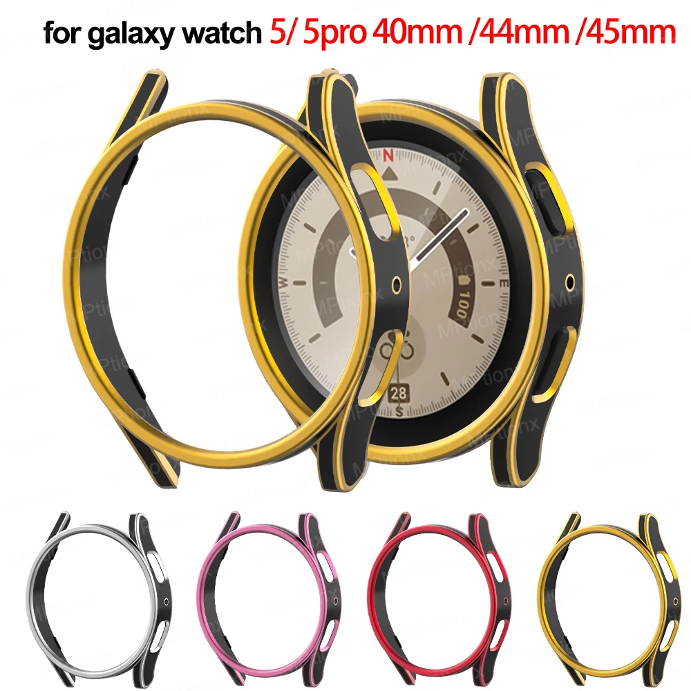 

Case for Samsung Galaxy Watch 5 40mm 44mm PC Bumper Screen Protector Galaxy Watch 5 Pro 45mm All-Around Shell for Galaxy Watch