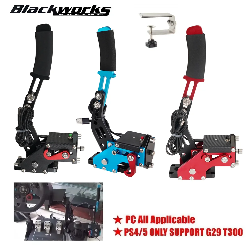 USB Handbrake Hand Brake System For Logitech G29 T300 XBOX1 XSS XSX G920 PS4 PS5 Universal PC SIM Racing Dirt Rally Games