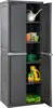 4 Shelf Cabinet, Plastic Organization Storage Unit, Organize Bins in the Garage, Basement, Attic, Mudroom, Gray, 1-Pack 6