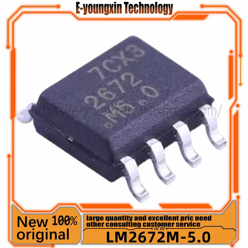 

10pcs LM2672 LM2672M-5.0 2672M5.0 SOP-8
