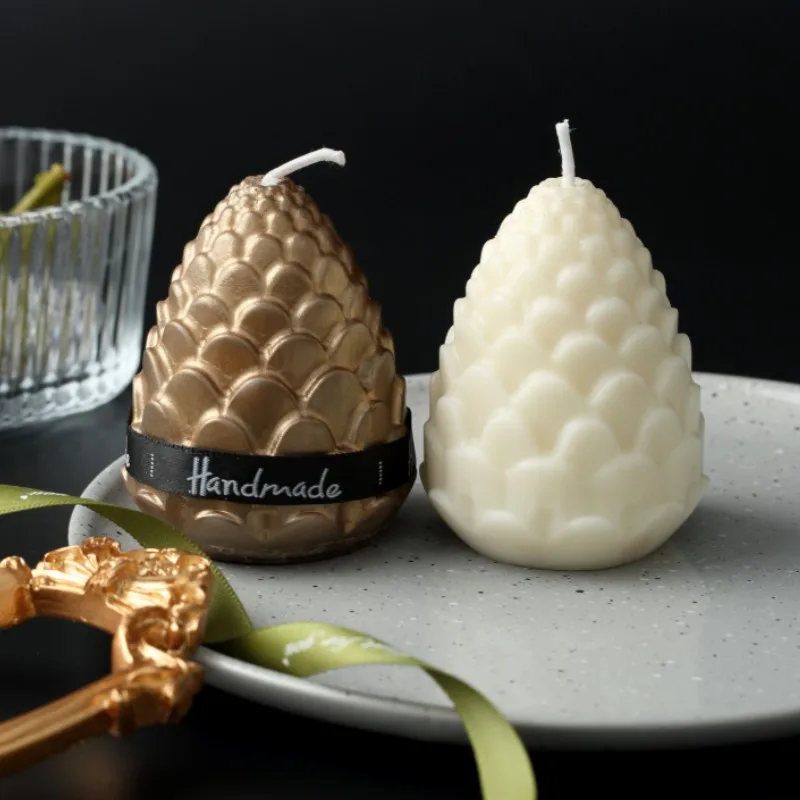 Festive Pine Nut Silicone Mold for DIY Aromatherapy Candles, Soap, and Crafts