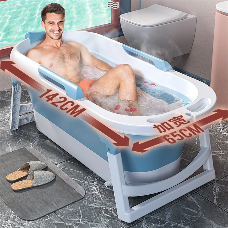 Vasche da bagno pieghevoli per adulti secchio da bagno portatile per  appartamento confortevole casa per tutto il corpo sudore Sauna Spa durevole  artefatto a botte da bagno - AliExpress