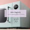 COMFEE' CM-M091AGN Retro Microwave with Multi-stage Cooking, 9 Preset Menus and Kitchen Timer, Mute Function, ECO Mode 4