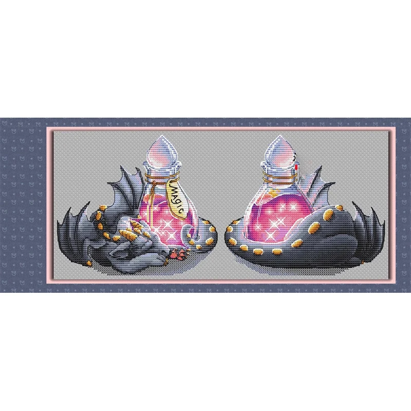 ZZ9776 Cross Stitch Kits Embroidery Cross-stitch Stich Diy Cross Stitch Set Complete Kit Punch Needle Arts & Craft