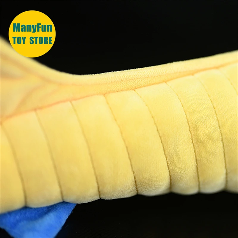 Sacabambaspis Plush Toy High Fidelity Armored Fish Plushie Ordovician Fish Peluche Lifelike Jawless fish Stuffed Animals Toys 6