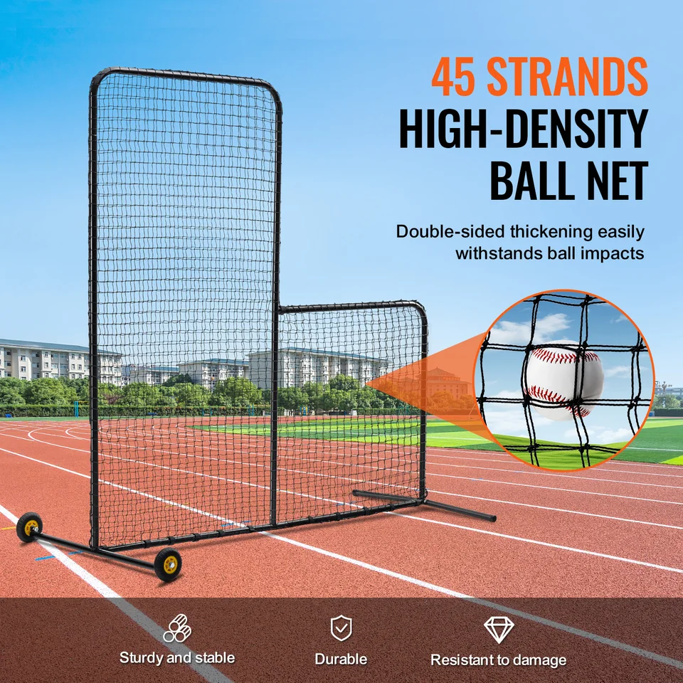 Filet De Practice De Baseball/softball Avec Zone De Strike Réglable - 70x49 Cm - Idéal Pour L'entraînement Au Lancer, Intérieur/extérieur