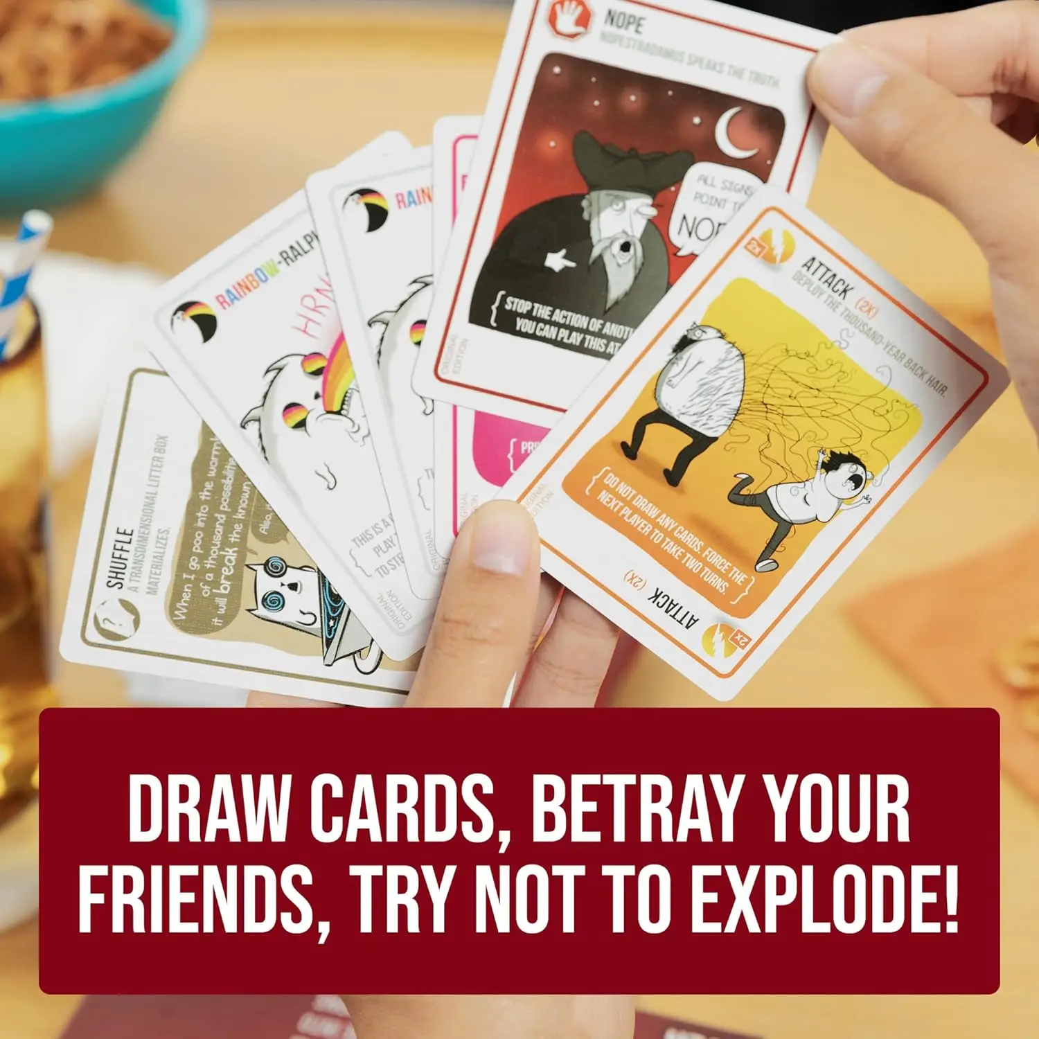 High Stakes Card Game - 2-5 Players - Ages 7+ - 15 Min Play - Party Game, Family Game Night 4