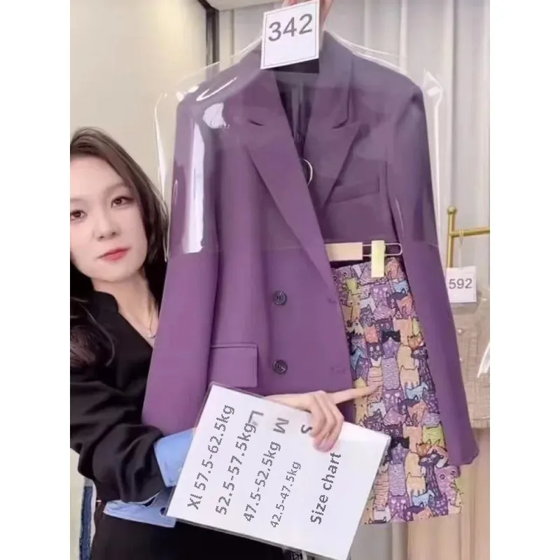 A set of printed skirts and jackets for women, women's suit, modern and elegant, recently arrived, spring and summer collection