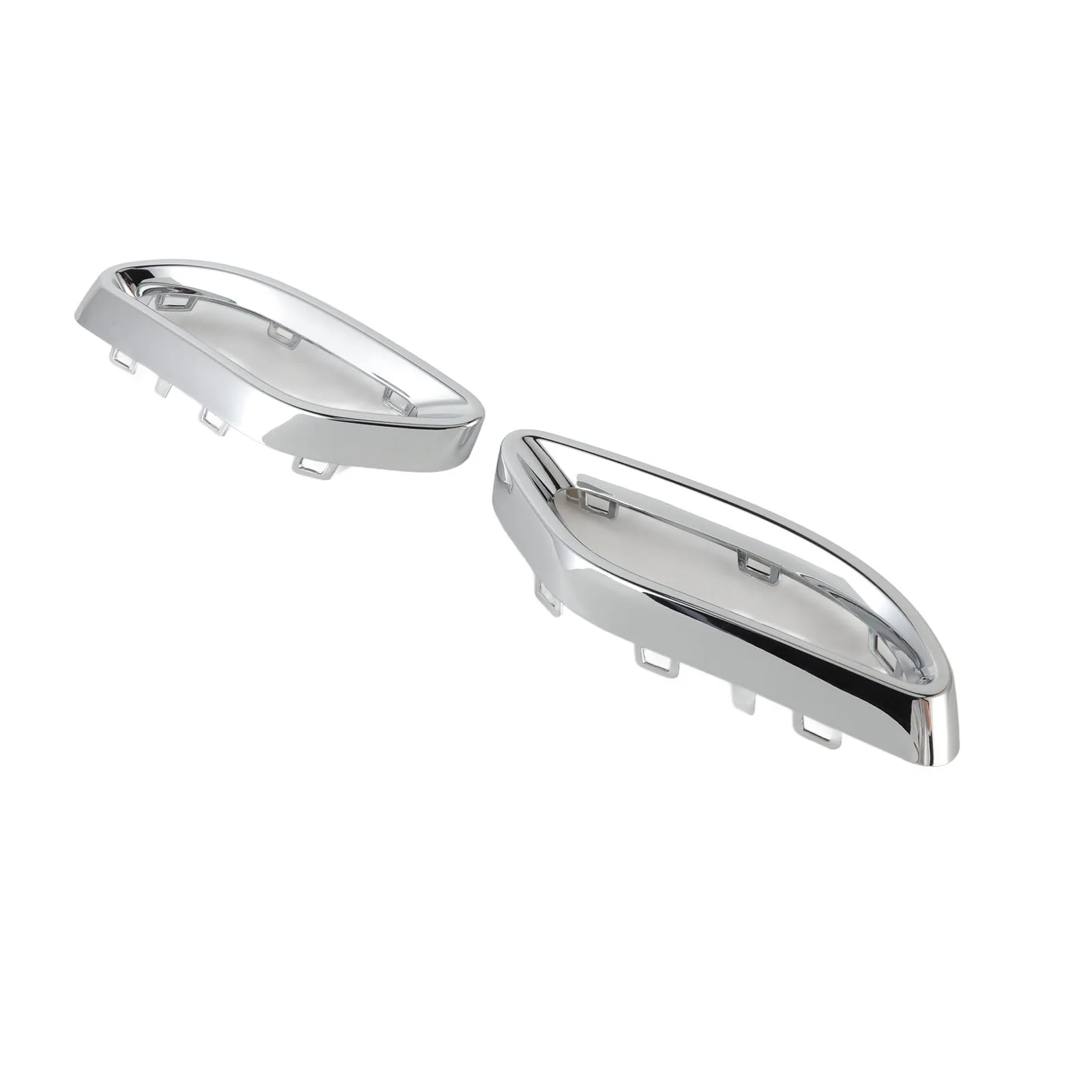 Gloss Chrome Exhaust Tip Cover Trims For Mercedes‑Benz A B C E GLC CLS‑Class W177 W247 W205 W213 X253 C257