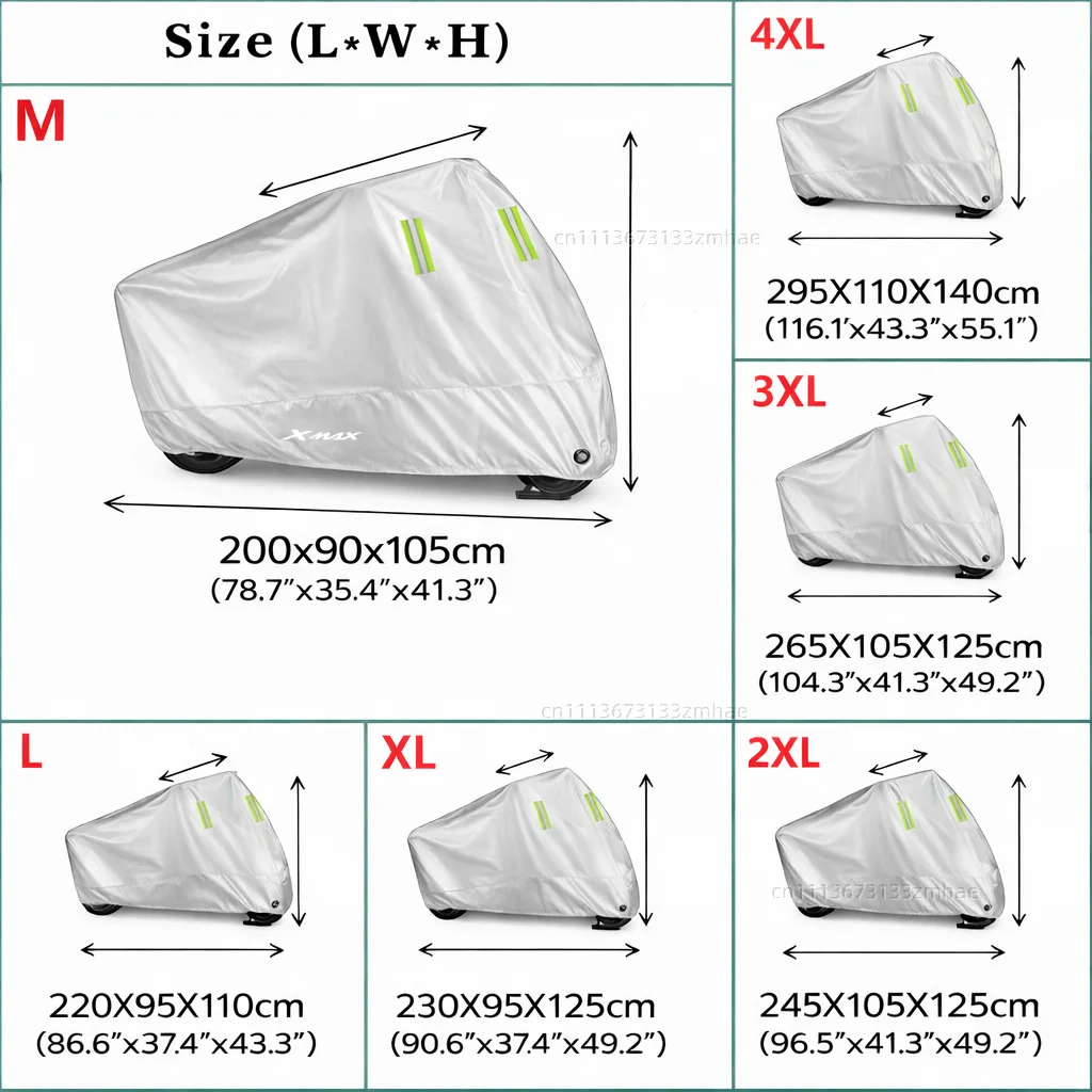 Premium Outdoor Scooter Cover - Waterproof Rain, Dust, and Sun Protector