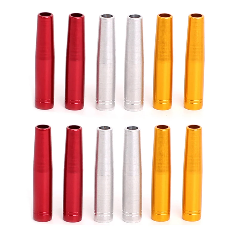 6/12/20pcs Aluminum Arrow Insert For OD 8mm 5/16 inch Hunting Wooden