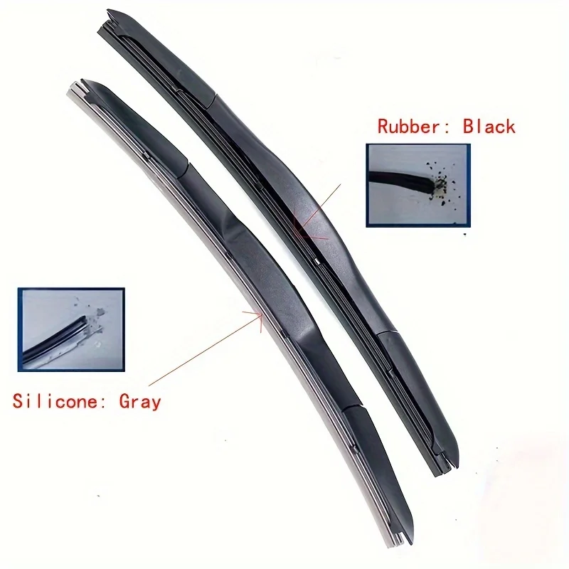 Three Stage Car Wiper Universal Mute Durable High Quality Multi Size Windshield Delicate Rubber Wiper Auto Parts 1PC 5