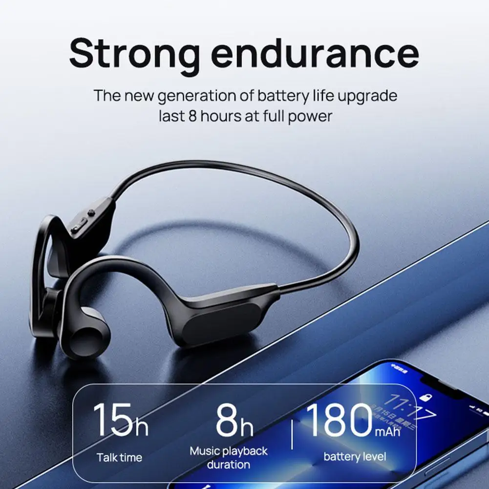 

Bluetooth-гарнитура с костной проводимостью, 1 шт.