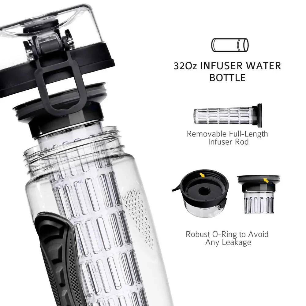 1000ml Water Fruit Bottle Bpa Free Plastic Sport Fruit Infuser Water Bottles Infuser Juice Shaker Drink Bottle water bottle sports water bottle sports bottle shaker bottle plastic water bottle