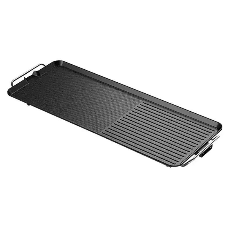 Household Electric Grill - New, Smokeless Indoor Option, Korean Style Teppanyaki Electric Grill Plate electric grill 6