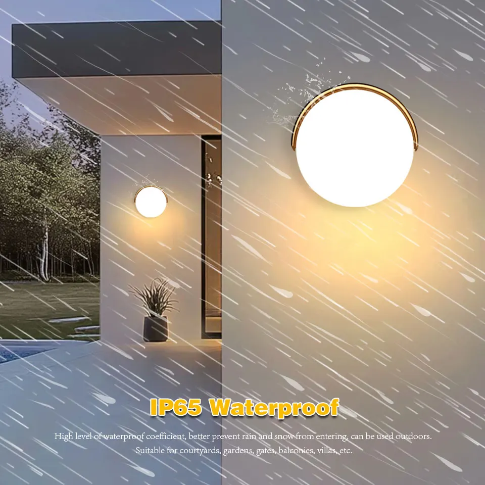 LED Wall Lihgt Aluminium AC85-265V Waterproof Led Lights Wall Lights Indoor Outdoor Wall Decor Panels For Home Corridor Lighting