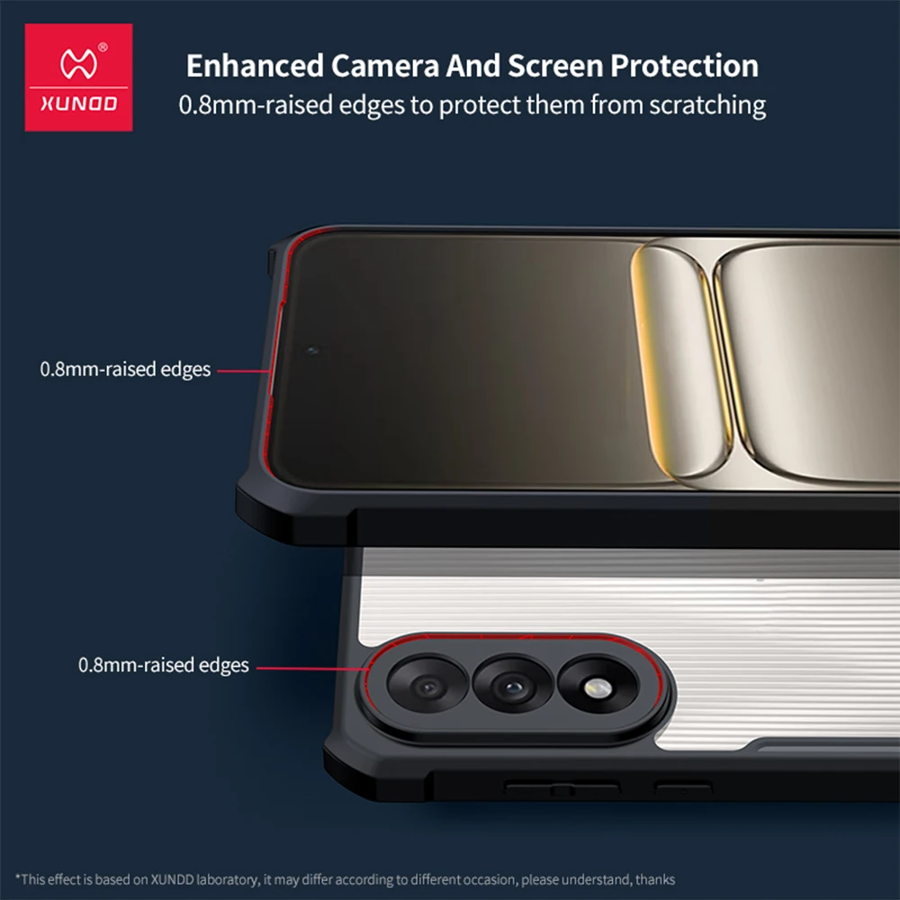 Xundd Airbags Shockproof Translucent Matte Laser Pattern Case