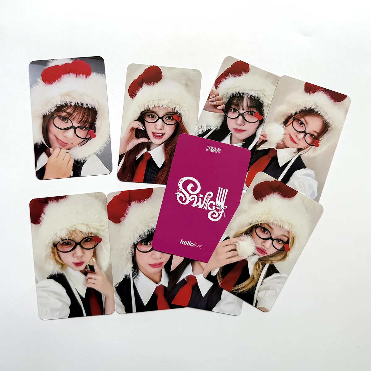 unis swicy アルバム トレカ makestar パンユナ ユンハ 特典 Kpop UNIS 2nd Mini Album SWICY Photocard HELLOIVE WITHMUU