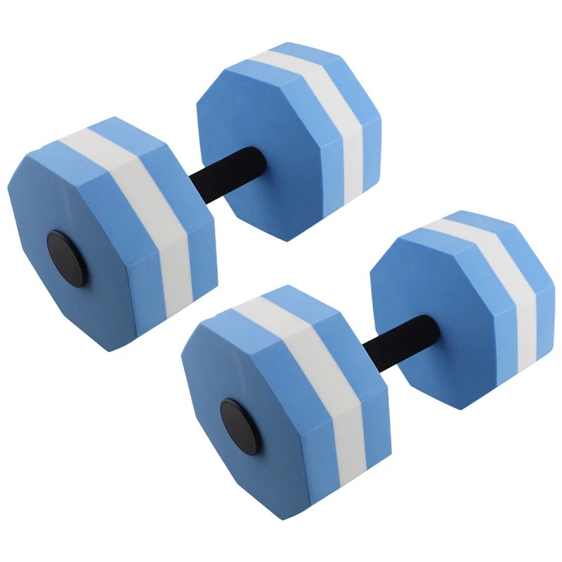 ELOS-EVA Foam Dumbbell Set, Water Weights, Water Aerobics, Aquatic Therapy, Pool Fitness, Workout(2Pcs)