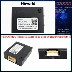 Premium 2 Din Car Multimedia Decoder with CAN Bus Integration (For VW SKODA SEAT PQ)