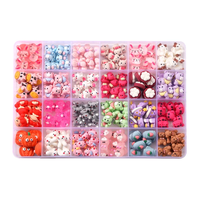 Oversized Hello Kitty Nail Charms Kit Kawaii Flatback Resin