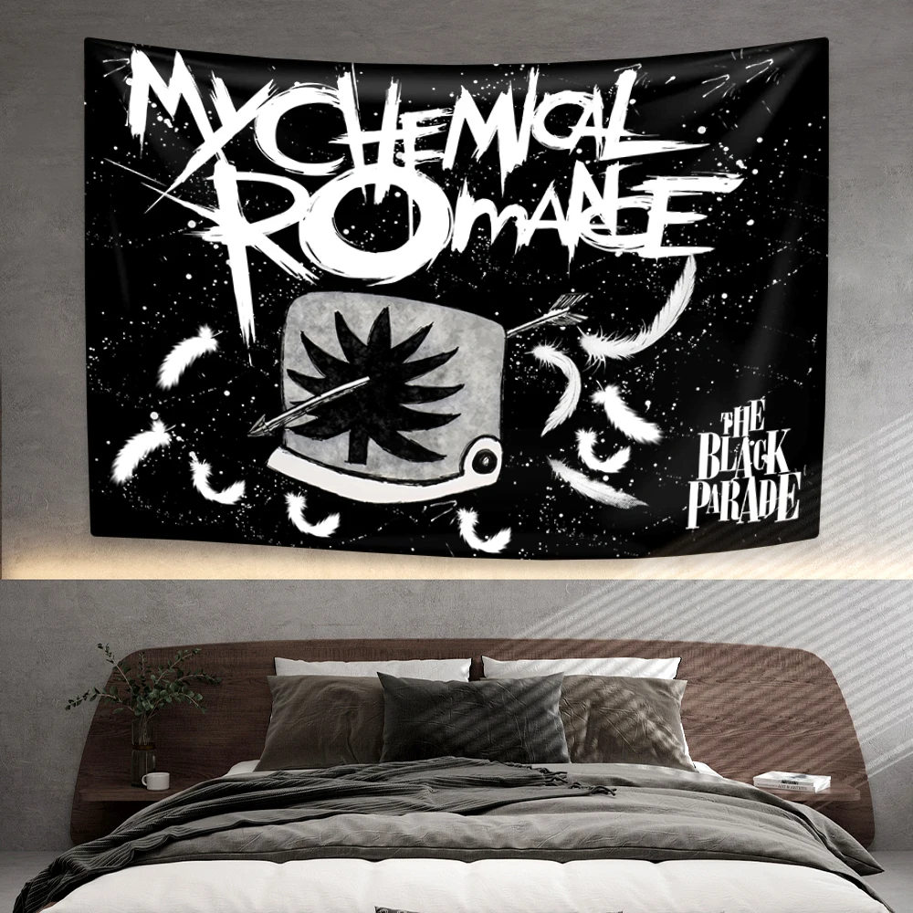 Party decorations Tapestry decorations Punk Music Band Tapestry