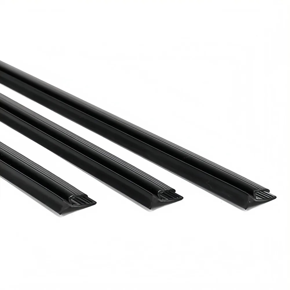 2pcs Car Side Window Wipers Water Mist Removal Silent Wiping of Window Glass Rain Fog Protection Wiper Strips Rubber Cleaner 3