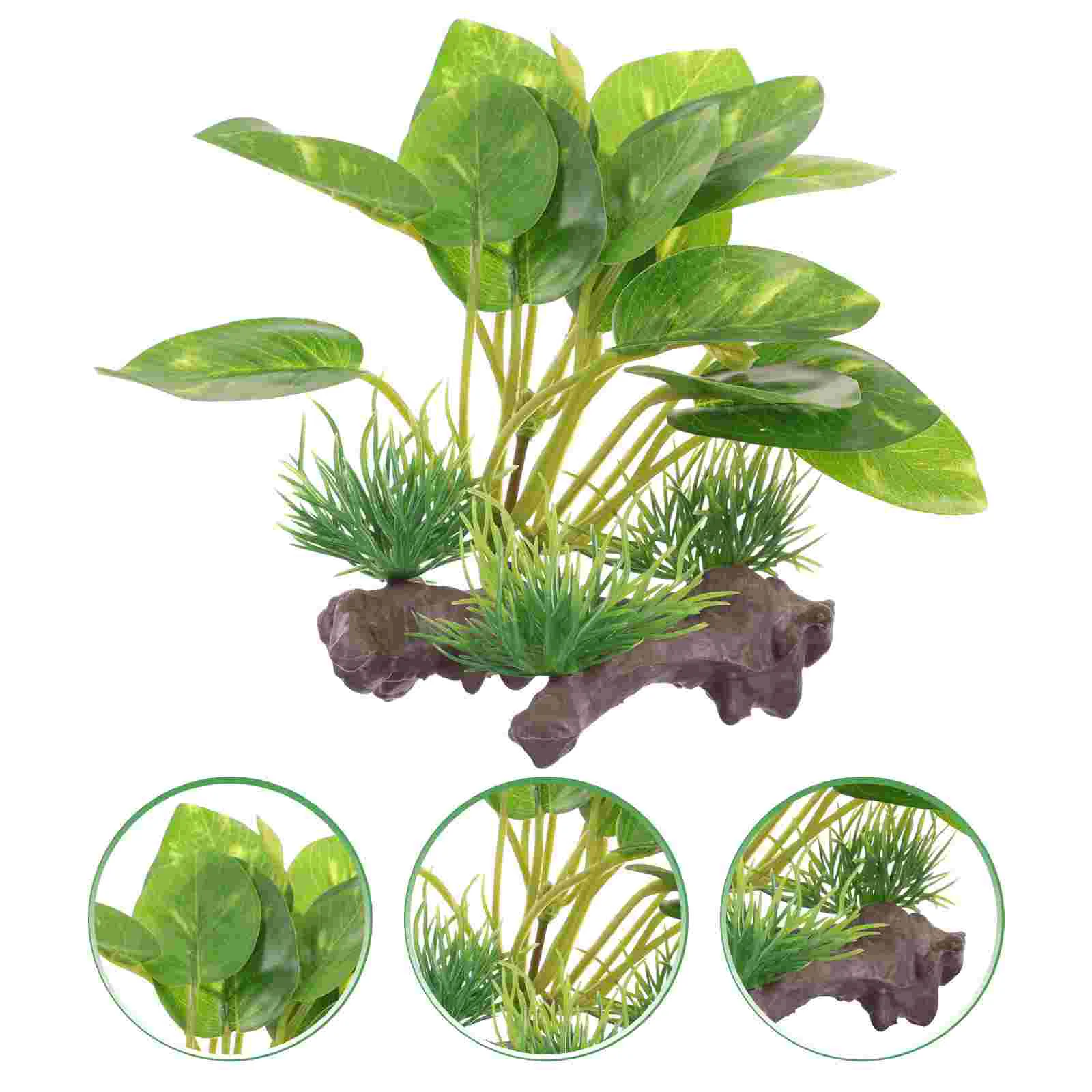 

Decorate Artificial Water Plants Ornament Fish Tank Plastic Accessories Decorations