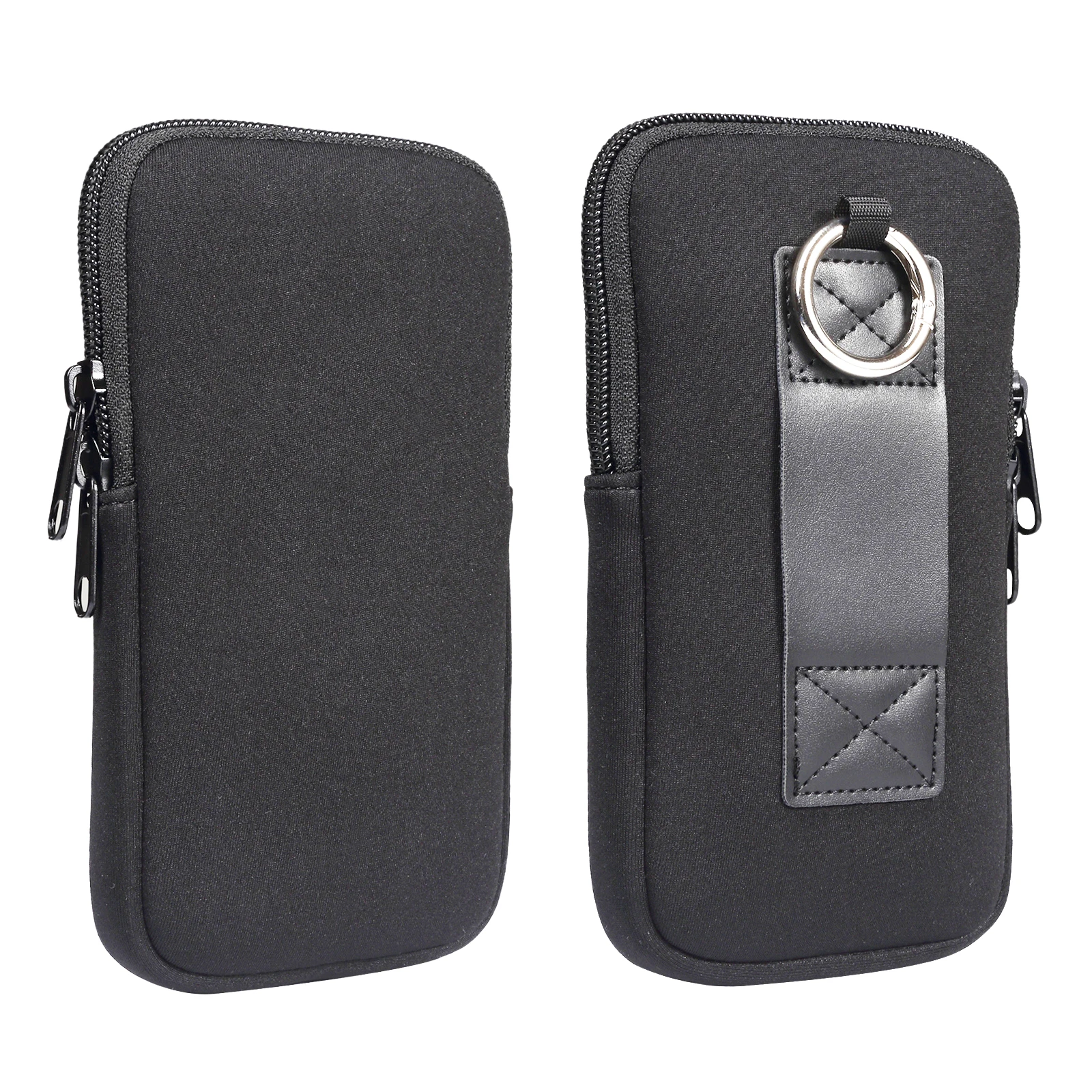 Premium Universal Neoprene Belt Clip Phone Pouch - Shockproof Protection Cover