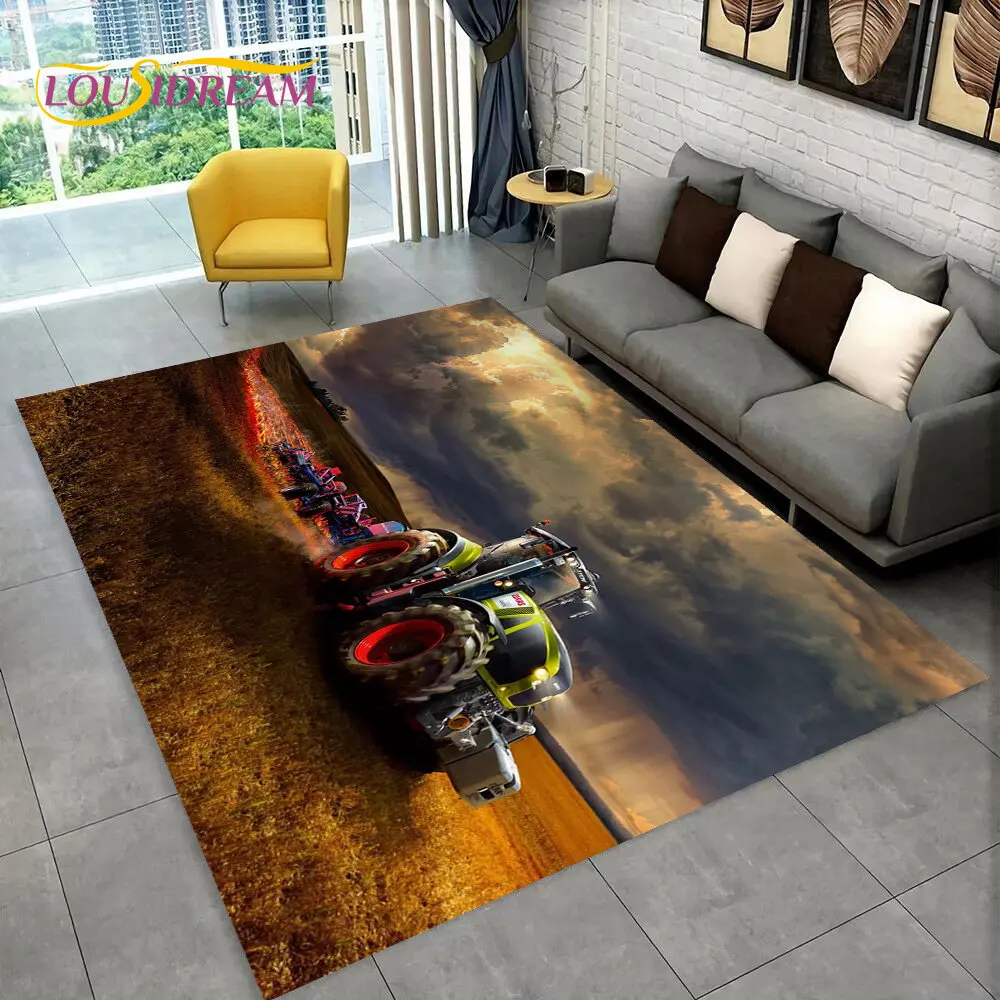 Car Tractor Series Pattern Floor Mat