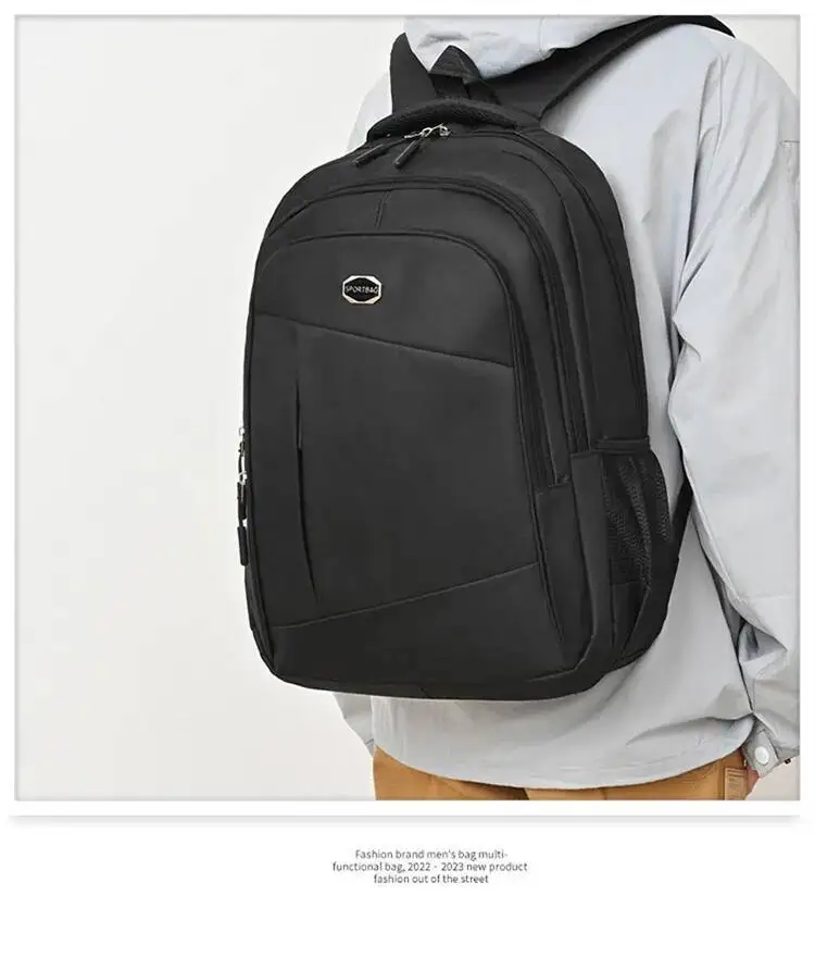 Mehrschichtiger Schultertaschen mit großer Kapazität und guter Qualität, Business-Rucksack für Schüler der Mittel- und Oberstufe, Studenten – Detail 18