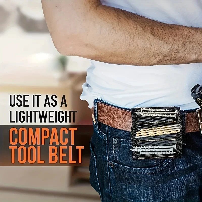 Magnetic Wristband with Super Strong Magnets and Adjustable Strap