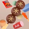 Baby Pretend Play Kitchen Kids Toys Simulation Barbecue Cookware Cooking Food Role Play Educational Gift Toys for Girls Children 6