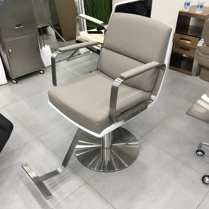 

Кресло парикмахерское окрашенное, простой стул для стрижки волос, высококлассный стул для парикмахерской