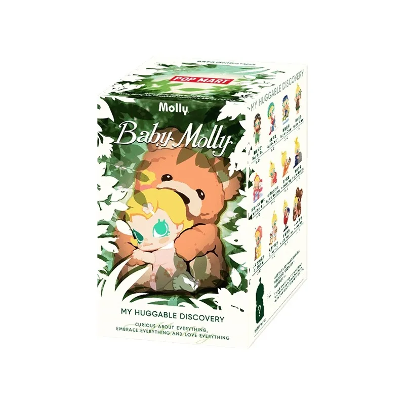 thumbnail image 1 of New Genuine Pop Mart Baby Molly My Huggable Discovery Series Blind Box Kawaii Mystery Box Anime Figure Decoration Doll Kid Gift, 1 of 5