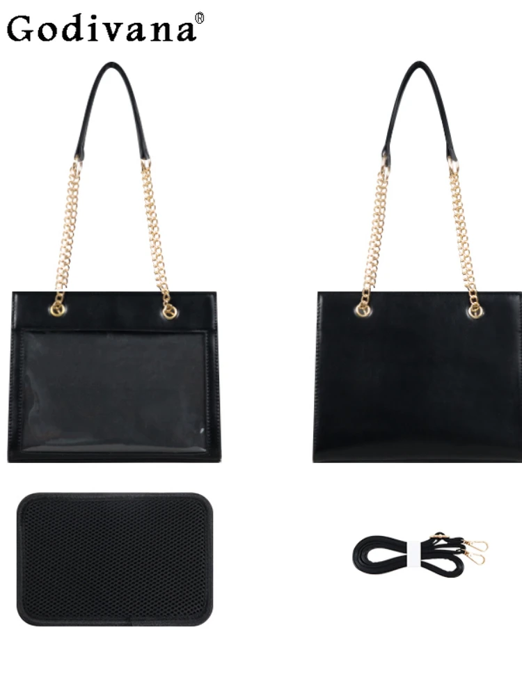 

Fashion Japanese Commute All-Match Women's Shoulder Bags Crossbody Bag Korean Style Sweet Horizontal Square Bags for Ladies