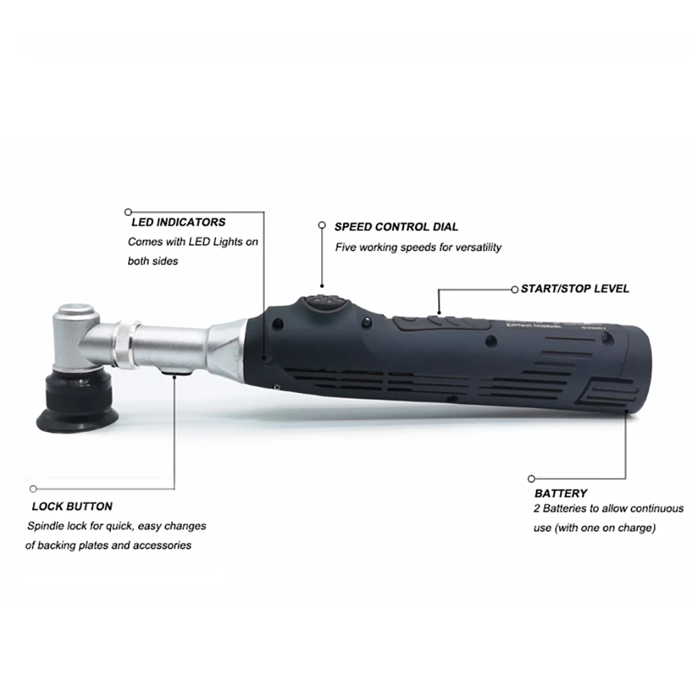 Car Polisher Cordless Car Polisher Cordless Cleaning Polisher Cordless Battery Mini For Car Polishing 110V-220V Lacquer Surface Sanding Details Polishing Machine