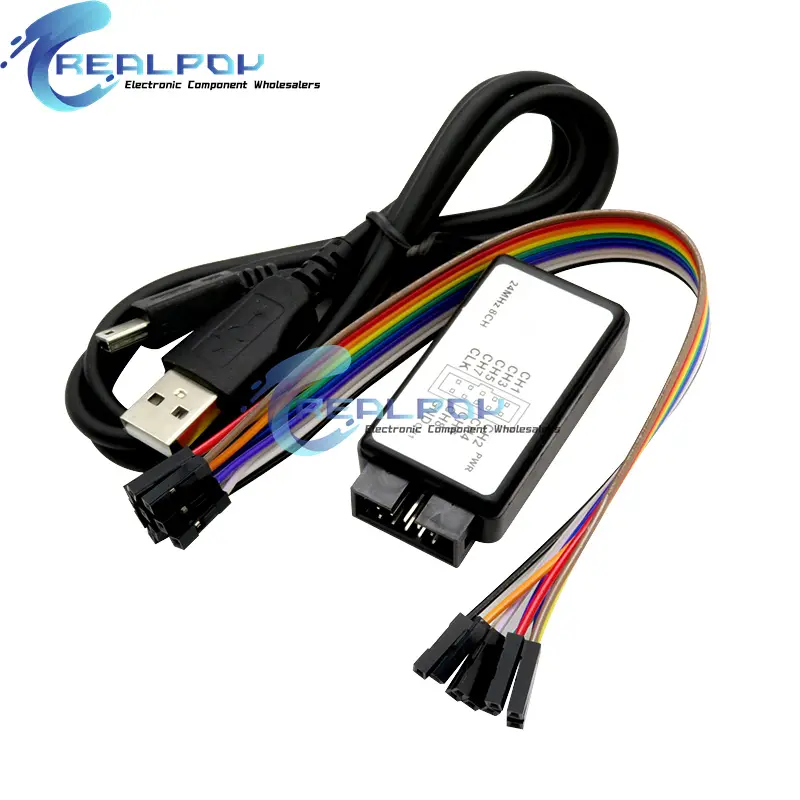 USB Logic Analyzer 24MHz 8 Channel 24M/seconds Logic Analyzer Debugger For ARM FPGA Logic Analyzer Logic 24M 8CH image 3