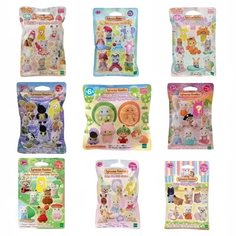 educational toys animal toy set cartoon toy Sylvanian Families cute baby series figurines statue models