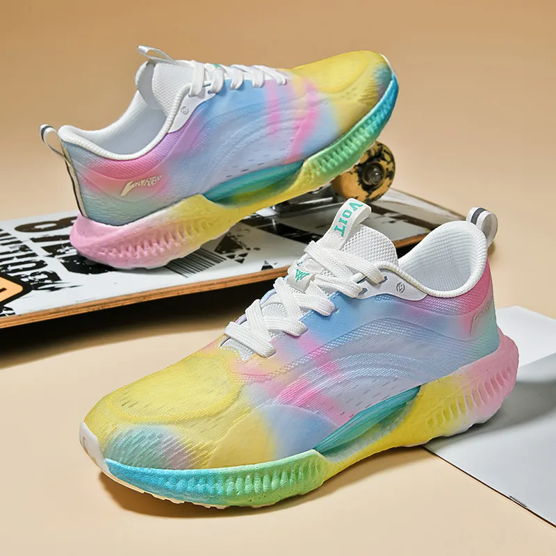 

New Fashion Colorful Basketball Shoes Men Streetwear Basketball Sneakers Professional Platform Sneakers Men Running Trainer Shoe